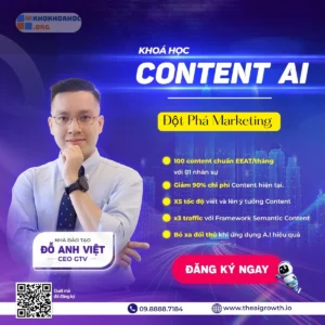 Khóa Học Thành Thạo Content AI – Đột Phá Marketing Cùng The AI Growth