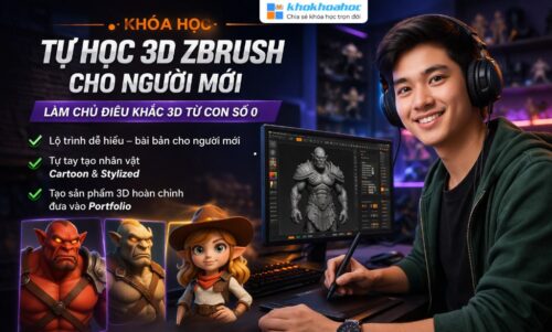 Share Khóa Học 3D Zbrush Dành Cho Người Mới 2026