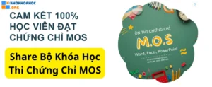 Khóa Học MOS Online Miễn Phí